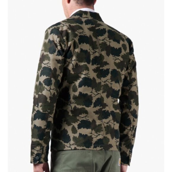 Carhartt Camo Mitchell Dock Blazer Coat M - Picture 2 of 5